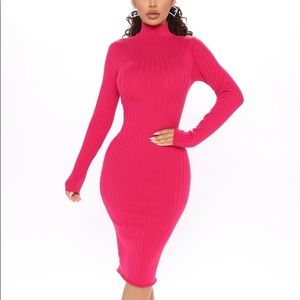 Fashion Nova - Taryn Sweater Midi Dress